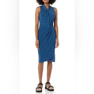 Amazon Essentials stretchy bodycon faux wrap dress